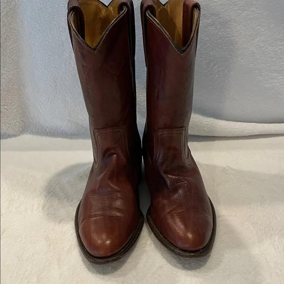 Frye Vintage Brown Leather Cowboy Boots - Men’s 9.5D